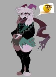 1boy anthro ass big_thighs clothed clothing deltarune deltarune_chapter_2 fat_ass femboy glasses horn horns male male_only meme meme_in_the_background nerd_emoji pink_eyes ralsei solo solo_male standing thick_ass thick_thighs thighhighs thighs undertale_(series) white_fur xexeezy