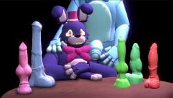 bonnie_(fnaf) dick dildo dildo_collection five_nights_at_freddy's fnaf gay original_character penis richardbunbon teasing teasing_penis