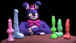 bonnie_(fnaf) dick dildo dildo_collection five_nights_at_freddy's fnaf gay original_character penis richardbunbon