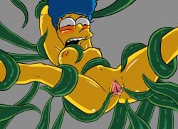 20th_century_fox 20th_century_studios ambiguous_gender anus blue_hairband blush breasts disgruntled_elemental duo female forced genitals grey_background human imminent_rape intersex intersex/female mammal marge_simpson nipples nude open_mouth pussy rape sex simple_background spread_legs spread_pussy spreading tentacle tentacle_monster tentacle_rape tentacle_sex the_simpsons yellow_body yellow_skin