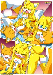 anthro ass balls bbmbbf blush breasts comic cowgirl_position doggy_style female licking licking_nipples male male/female mobius_unleashed nude palcomix penis pussy sega sex sonic's_guide_to_spanking_(comic) sonic_(series) sonic_the_hedgehog_(series) tails vaginal_penetration vaginal_penetration vaginal_sex zooey_the_fox