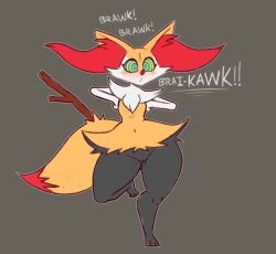 braixen from pokemon by iamaneagle (artist)