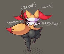 braixen from pokemon by iamaneagle (artist)