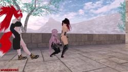 3d animated ass dance dancer dancing gloves lap_dance lapdance mp4 red_eyes red_hair sound stripper succubus succubus_horns succubus_tail tagme thighhighs video vrchat wundervrc