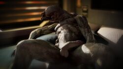 3d abs alien balls biceps first_person_view genitals halo_(series) helloanonmyoldfriend humanoid light lighting male male_only microsoft muscular muscular_male muscular_thighs nipples obliques pecs penis ribs sangheili solo teeth triceps vein xbox_game_studios