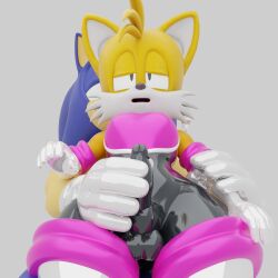 2boys anthro blender classic_tails crossdressing cub cub/adult cub_porn eggsaladsandwich femboy first_time fox gay handjob hedgehog latex latex_gloves latex_suit male male_only rouge_the_bat_(cosplay) small_penis sonic_(series) sonic_the_hedgehog sonic_the_hedgehog_(series) sonic_the_hedgehog_2 tails thick_thighs wide_hips