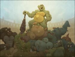 4:3 anthro balls barefoot belly claws crocodilian donkey_kong_(series) feet foreskin genitals group hi_res hollo_nut humanoid_genitalia humanoid_hands humanoid_penis k_rool klubba klump kremling kritter krusha male male_only musclegut muscular muscular_male nintendo nipples non-mammal_balls non-mammal_nipples nude overweight overweight_male pecs penis reptile scalie teeth