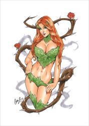 batman_(series) dc dc_comics elias_chatzoudis green_eyes plant_girl poison_ivy red_hair seductive_look tagme villainess