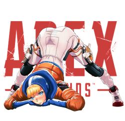 apex_legends big_ass blonde_hair jack-o_pose lichtenberg_figure scar tagme tbocart tight_clothing tight_pants wattson_(apex_legends)