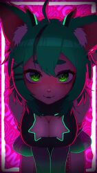 alien animated artist_request blush breast_jiggle breasts catgirl dance freckles fxx hip_sway indie_virtual_youtuber looking_at_viewer momomischief mp4 music seductive sound synced_to_music tagme thick_thighs thigh_gap video virtual_youtuber