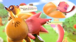 3d 3d_(artwork) anal animal_crossing animal_crossing_new_horizons anthro anthro_on_anthro ass ass_focus big_ass blush blush_lines clothed dialogue dialogue_box flick_(animal_crossing) furry gay gay_sex huge_ass lewdwithlogan lizard male male/male musk musk_clouds musky musky_ass nude paying public public_sex raccoon rimming rimming_male sex_for_money sfm sniffing sniffing_ass source_filmmaker sweat sweatdrop sweating text text_box text_bubble tom_nook