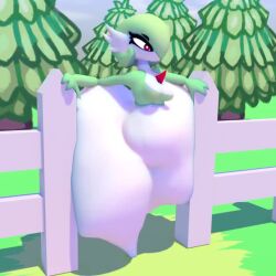 1girls 3d animated ass_bigger_than_head breasts enigmafather female female_only gardevoir huge_ass huge_thighs mp4 mysterydad nintendo no_sound pokémon_(species) pokemon pokemon_(species) solo stuck stuck_in_fence thick_thighs video wide_hips