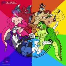 2023 2d 8boys animated animatronic anthro balls bandai_namco bara barazoku bear big_balls big_penis blowjob bowser capcom charizard clothing color_wheel_challenge completely_nude crocodile crocodilian crocodylid crossover deepthroat demon demon's_crest digimon digimon_(species) dragon erection exveemon firebrand five_nights_at_freddy's five_nights_at_freddy's:_security_breach gay gay_blowjob ghosts_'n_goblins glamrock_freddy_(fnaf) hand_on_penis handjob hard_on hi_res highres koopa long_(wish_dragon) male male/male male_focus male_nipples male_only manly mario_(series) masturbation mega_charizard mega_evolution mp4 multiple_boys muscular muscular_male naked nintendo nipples no_sound nude penis pink_body pokémon_(species) pokemon pokemon_(species) red_arremer red_body reptile scottgames sega sonic_(series) sonic_the_hedgehog_(series) star_fox steel_wool_studios thepluto_nsfw touching_penis vector_the_crocodile video wish_dragon wolf wolf_o'donnell yaoi