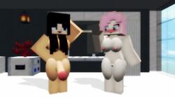 1futa 3d 3girls bisexual blue_eyes breasts dickgirl erect_nipples erect_penis freckles futanari goth_girl green_eyes gynomorph horny_female human humanoid intersex licking licking_penis looking_at_partner looking_at_penis looking_up male_pov mine-imator minecraft multicolored_hair nude_female outside penis_lick penis_licking pink_hair ponytails skull_hair_ornament smile spiked_hairband tagme unknown_artist zerox_sadako_futa zoey_(zoeyistoosmall)