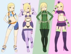 1girls adult blonde_hair cosplay fate/grand_order fate_(series) female female_only florence_nightingale_(fate)_(cosplay) light-skinned mari_gold mash_kyrielight_(cosplay) mole mole_under_eye my_hero_academia nessa_(pokemon)_(cosplay) orange_eyes pokemon rong_rong small_breasts solo tagme thick_eyebrow tsuyu_asui_(cosplay)