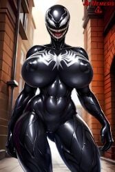 1girl 1girls 2020s 2023 2:3 2d absurd_res absurd_resolution absurdres ai_generated ainemesis alien_girl alien_humanoid alley alleyway alternative_version_available anthro ass big_ass big_butt black_body black_skin breasts busty claws clitoris color colored curvy dangerous dark_skin edit edited english english_text erect_nipples erected_penis erection evil_smile excited excited_for_sex female female_focus female_only front_view fully_nude generated glistening glistening_body grin grinning high high_resolution highres horny hourglass_figure huge_balls huge_breasts huge_cock huge_nipples huge_thighs humanoid humanoid_genitalia logo looking_at_viewer marvel marvel_comics monster monster_girl monster_girl_(genre) no_humans no_pupils nonhuman not_furry_focus nude penis photoshoot pose posing presenting presenting_breasts pupiless_eyes pussy seductive seductive_eyes seductive_look seductive_pose seductive_smile sharp_teeth she-venom shiny_skin showing_breasts showing_off slightly_muscular smile smiling smiling_at_viewer smooth_skin solo solo_focus spider-man_(series) spreading standing symbiote teeth text thick thighs venom venom_(marvel) voluptuous voluptuous_female watermark white_eyes