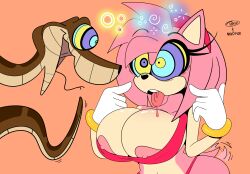 amy_rose drooling hypnosis kaa kaa_eyes penken sonic_(series) tagme the_jungle_book