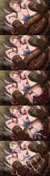 1girls 1monster bad_end blue_eyes blush breasts brown_hair butcha-u cleavage clenched_teeth clothing cum cum_in_pussy cum_inside decensored eroquis female fucked_silly grave_digger_(resident_evil) huge_monster imminent_vore interspecies jill_valentine jill_valentine_(julia_voth) legs_up long_hair monster open_mouth penetration penis_tentacles peril pleasure_rape pussy rape red_tentacles resident_evil resident_evil_3 restrained saliva shirt size_difference skirt spread_legs sweat tentacle tentacle_monster tubetop uncensored vaginal_penetration