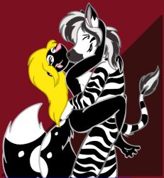 equid equine female jeremy_(tabbiewolf) male male/female mammal mephitid skunk tabbiewolf thoe_(tabbiewolf) zebra