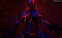 3d breasts deadboltreturns demon_girl dominant_female doom doom_(series) hell hell_knight_(doom) nightmare_waifu pentagram source_filmmaker tagme watermark