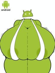 android_(os) big_breasts big_thighs breast breasts bugdroid huge_breasts mascot swimsuit swimwear tagme thighs videogamedunky wide_hips