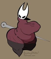 big_ass big_breasts chubby female hollow_knight hornet_(hollow_knight) smokey_blokey tagme thick_thighs