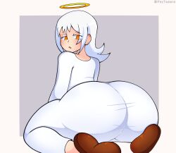 angel divinity_(misterrandomv) huge_ass oc original_character peztamare tagme view white_hair