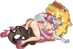 animated big_breasts blonde_hair blue_eyes blush breasts cowgirl_position crown earrings elbow_gloves female gloves goomba hair heels high_heels huge_breasts huge_cock human ivan_aedler jewels kneeling large_breasts long_hair male mario_(series) monster nintendo nipples open_mouth parody peach's_untold_tale penis playshapes princess_peach pussy reverse_cowgirl_position sex spread_legs straight straight_hair vagina vaginal_penetration