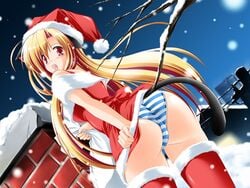 christmas female pogojo santa_costume tagme