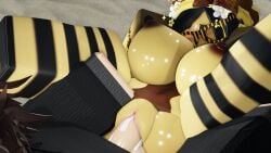 1boy 1girls 3d bee bee_girl big_ass big_breasts big_butt big_penis cat_ears cat_tail catboy cum cum_drip cum_in_pussy cum_inside funkycatboys kemonocatguy male/female missionary_position roblox robloxian self_upload straight sweat thick_ass thick_penis thick_thighs wet_pussy