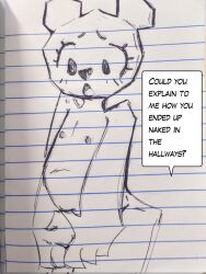 1boy 2d bagxh femboy naked rule_63 senftember senftember_(2023) teri_(tawog) the_amazing_world_of_gumball traditional_art traditional_media_(artwork)