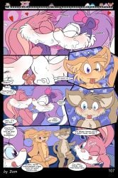 3_toes 4_fingers anthro babs_bunny breasts buster_bunny clothed clothing comic dam_(artist) dialogue english_text feet female fifi_la_fume fingers group hi_res lagomorph leporid male mammal mephitid page_107 plantigrade rabbit skunk speech_bubble text tiny_toon_adventures toes toons toony train vehicle warner_brothers