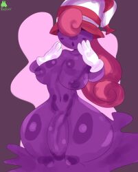 1futa big_breasts big_penis blush bottom_heavy breasts castinly fit flaccid futa_only futanari huge_hips humanoid humanoid_penis long_hair mario_(series) massive_ass massive_penis nintendo nipples nude paper_mario paper_mario:_the_thousand-year_door penis purple_body self_upload solo standing thick_thighs vivian_(paper_mario) wide_hips