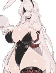 bare_shoulders big_ass big_breasts big_butt bunny_costume bunny_ears bunny_girl cleavage fat_ass fat_butt fishnet_armwear fishnet_legwear fishnets hourglass_figure large_ass large_butt large_thighs leotard long_hair nier:_automata pale-skinned_female pale_skin playboy_bunny plump_ass plump_thighs slim slim_waist square_enix strapless_leotard thick_ass thick_thighs thunder_thighs usa37107692 very_long_hair voluptuous voluptuous_female white_background white_hair yorha_2b