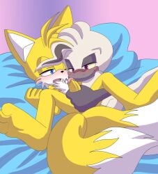 2boys angelofhapiness anthro blush doctor_starline gay handjob male male/male male_only masturbation one_eye_closed open_mouth penis sega sonic_(series) sonic_the_hedgehog_(series) tails tongue yaoi