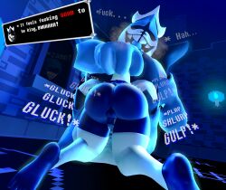 3d 3d_(artwork) ass balls big_belly big_dom_small_sub big_hands blowjob blue_body breath chubby crown deltarune dialog dialogue dialogue_box facefuck feet gay gay_blowjob gay_sex gluck gulp holding_head huge_cock huge_cock hyper hyper_penis king_(deltarune) king_spade larger_male lewdwithlogan male/male male_domination male_focus male_only male_penetrated male_penetrating male_penetrating_male onomatopoeia oral oral_penetration oral_sex overweight overweight_male plap rouxls_kaard size_difference slurp small_penis smile source_filmmaker stockings stockings_only stomach stomach_mouth sucking swearing text text_box throat_fuck tongue tongue_out undertale_(series) visible_breath white_body white_hair