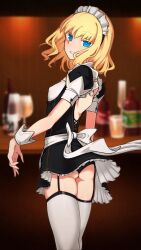 1girls blonde blonde_female blonde_hair blue_eye blue_eyes blue_eyes_female eye eye_open eyes eyes_open eyes_opened female hair irokohaku leivinia_birdway maid maid_apron maid_dress maid_headdress maid_outfit maid_uniform no_sex no_text no_text_version open_eyes short_hair short_hair_female solo textless textless_version to_aru_majutsu_no_index yellow_hair