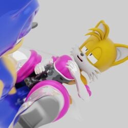 adult anal anthro balls bulge classic_tails condom_suit cub eggsaladsandwich eyes_rolling_back femboy fox hedgehog latex latex_gloves latex_suit masturbating masturbation moaning moaning_in_pleasure penetration penis rouge_the_bat_(cosplay) small_penis sonic_(series) sonic_the_hedgehog sonic_the_hedgehog_(series) sonic_the_hedgehog_2 tails thick_thighs wide_hips yaoi