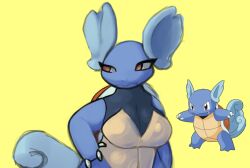 artesjsc big_breasts breasts female pokemon tagme thick_thighs wartortle wide_hips