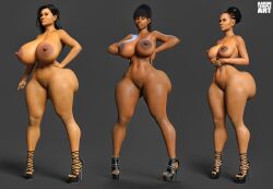 3d 3d_model aarontempleart big_areola big_ass big_breasts big_butt big_hips bimbo black_hair bob_cut braided_hair brown_hair busty character_design character_profile curvy curvy_figure dark-skinned_female dark_skin female_only ghetto heels high_heels hourglass_figure huge_ass huge_breasts huge_butt huge_nipples jameena_baxter large_nipples long_hair maraya_smith mature_woman melanin milf no_background older_female portrait pose posing sharonda_davis standing stiletto_heels stripper_heels tagme thick_legs thick_lips thick_thighs voluptuous wide_hips younger_female