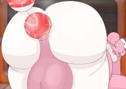 anal anal_beads anthro anus ass bakablue balls beard blissey chubby_male daddy doctor healing heart male male_only pink_body pokémon_(species) poke_ball_insertion pokeball pokeball_in_ass pokemon pokemon_(species) pussy rule_63 sex_toy