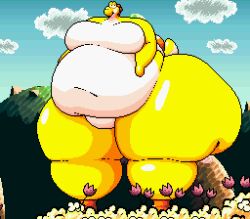 anthro ass belly big_ass big_belly big_breasts big_moobs breasts bubble_butt chip_at_night colossal_ass enormous_ass gale_(chip_at_night) giant gigantic_ass huge_ass huge_belly huge_moobs hyper_ass hyper_belly large_ass large_belly male male_focus male_only mario_(series) massive_ass moobs morbidly_obese nintendo outdoors overweight overweight_male thick_thighs thunder_thighs wide_hips yellow_yoshi yoshi yoshi's_island