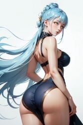 ai_generated aov arena_of_valor big_breasts large_breasts yue_(aov)