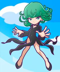 1girls female female_only furii_(artist) one-punch_man puyo_puyo_artstyle small_breasts solo tagme tatsumaki