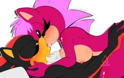 female passionate_kiss sex shadow_the_hedgehog sonia_the_hedgehog sonic_(series) sonic_the_hedgehog_(series) tagme