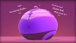 angel_dust_(hazbin_hotel) big_penis blueberry_inflation hazbin_hotel inflation not_person420 penis spherical_inflation sunken_head sunken_limbs