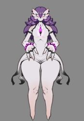 1girls gardevoir generation_3_pokemon humanoid koi_alive no_humans oc pokémon_(species) pokemon pokemon_(species) thick_thighs