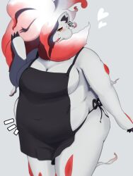 big_breasts breasts disgusting female furry hisuian_zoroark mokeee57 pokémon_(species) pokemon pokemon_(species) thick_thighs wide_hips zoroark