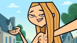 blonde_hair breasts edited_screencap julia_(tdi) naked total_drama_island total_drama_island_(2023)