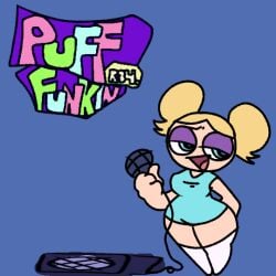 bineseeeeeek_(artist) bubbles bubbles_(powerpuff_girls) cartoon_network fnf friday_night_funkin mircophone powerpuff_girls tagme white_stockings